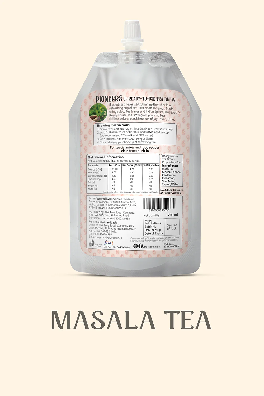 MASALA Ready-to-use Tea Brew
